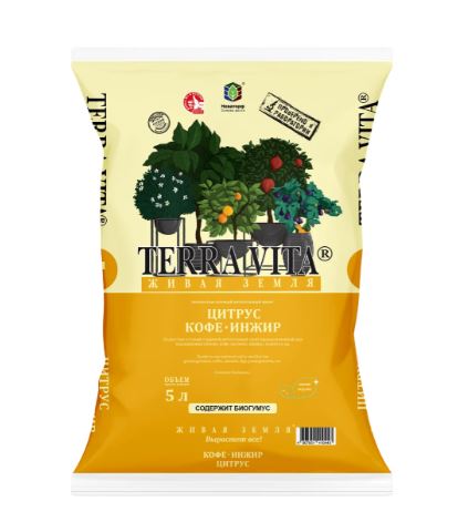 Живая Земля Цитрус-Кофе-Инжир 5л TERRA VITA 